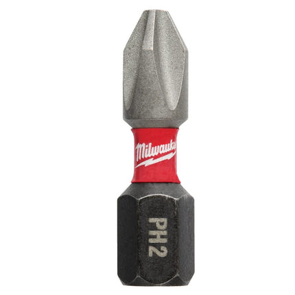 Milwaukee Shockwave PH2 x 25 mm - 2 pcs