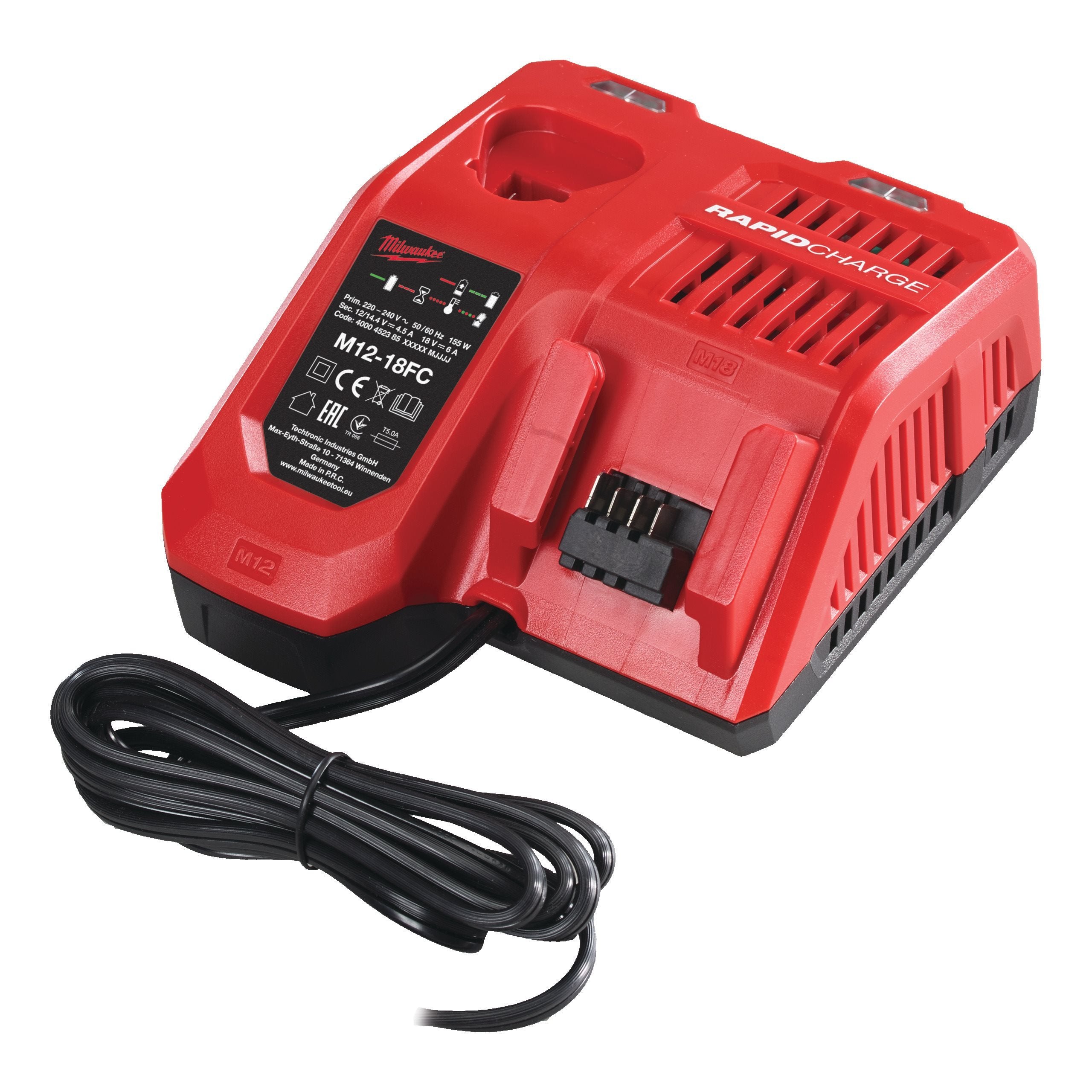 شاحن Milwaukee M12™ - M18™ السريع شاحن Milwaukee M12™ - M18™ السريع
