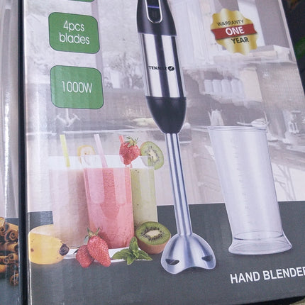 Tekmaz Hand Blender Steel 1000W 2-in-1