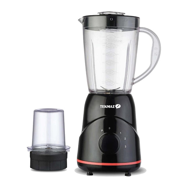 Tekmaz Blender 1.5L 350W with Mill Grinder - Black