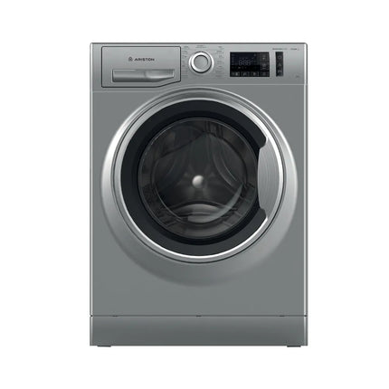 Ariston Front Load Washer - NM11 823 SS EG - 8kg Capacity - 1200 RPM with Steam Hygiene & Inverter Motor