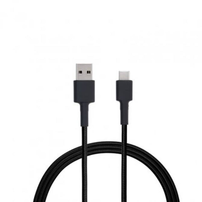 كابل شاومي (Xiaomi) المجدول من النوع C (Mi Type-C Braided Cable) طول 100 سم - متانة فائقة ودعم شحن سريع ونقل بيانات