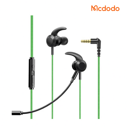 سماعات أذن سلكية للألعاب بمدخل Type-C مع ميكروفون وكابل كيفلار مك دودو (Mcdodo HP-1340)