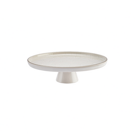 Karaca Calvin Ceramic Footed Serving Plate 23 cm