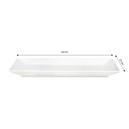 Karaca Carmen Trend Rectangular Porcelain Plate 34x17 cm