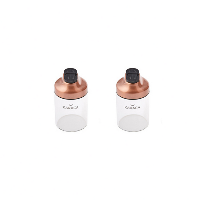 Karaca Dimple Copper Salt and Pepper Shaker Set 150 ml