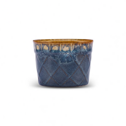 Karaca Jodi Stoneware Snack and Ice Cream Bowl 8 cm Blue
