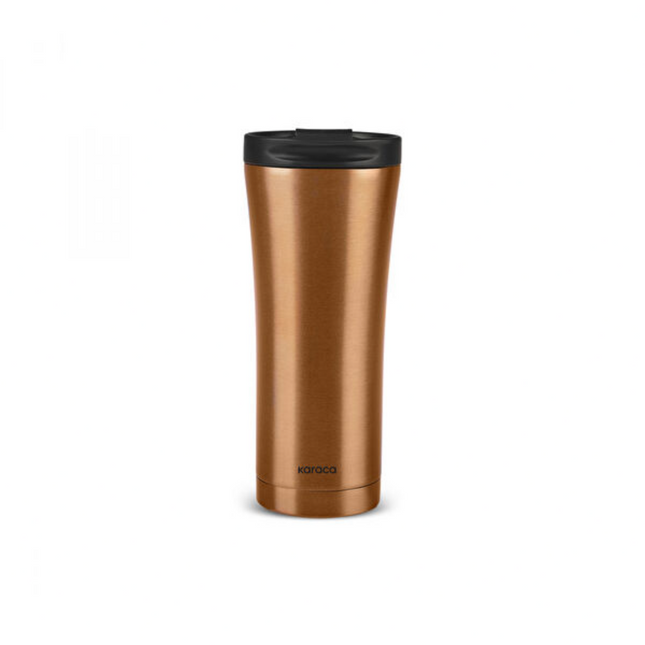 Karaca Star Shiny Leakproof Stainless Steel Thermos Gold 450 ml