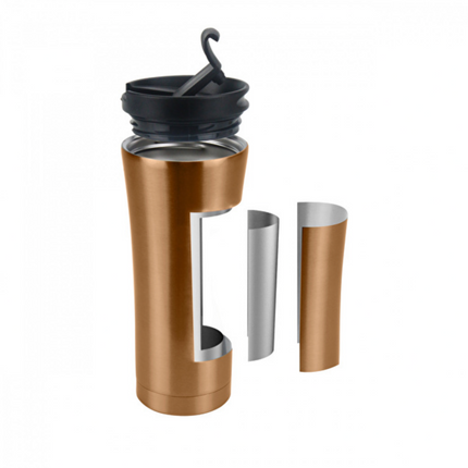 Karaca Star Shiny Leakproof Stainless Steel Thermos Gold 450 ml