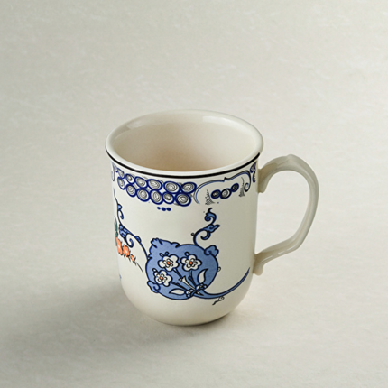 Karaca x Ömür Akkor İznik Series Hatai Stoneware Mug 340 ml