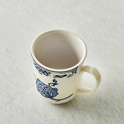 Karaca x Ömür Akkor İznik Series Hatai Stoneware Mug 340 ml