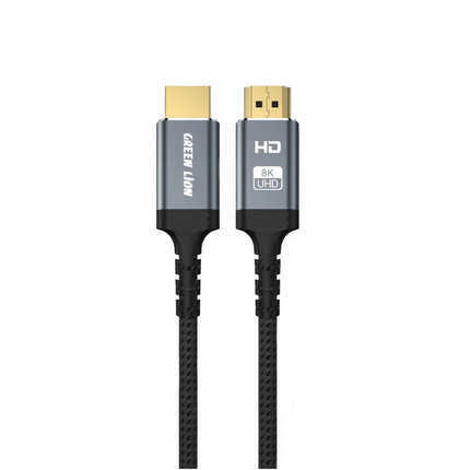 كيبل HDMI بدقة 8K بطول 2 متر من جرين لاين، أسود (GN8KHDMI2MBK)