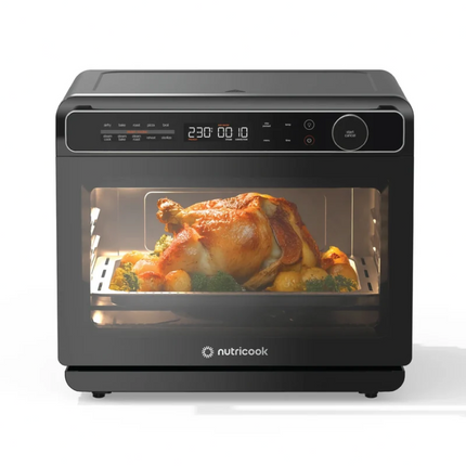 فرن وقلاية بخارية نوتريكوك ستيمي إكس 10 في 1 سعة 24 لتر، 2200 واط (Nutricook NC-ST330K)