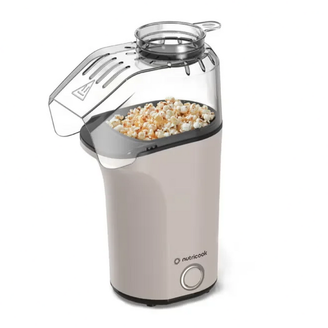 صانعة الفشار الهوائية من نوتريكوك 3.7 لتر، 1400 واط، بيج (Nutricook NC-PM150BG)