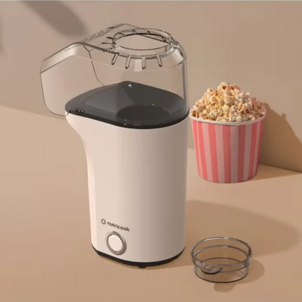 صانعة الفشار الهوائية من نوتريكوك 3.7 لتر، 1400 واط، بيج (Nutricook NC-PM150BG)