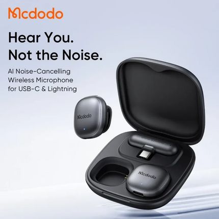 سماعات رأس لاسلكية قابلة للطي بخاصية إلغاء الضوضاء مك دودو، أسود (Mcdodo HP-1420)