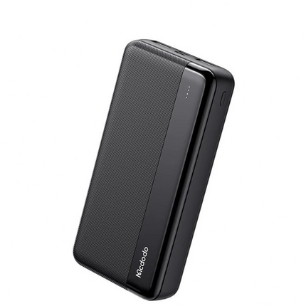 Mcdodo MC-1370 20000mAh Power Bank with Dual USB Outputs, Black