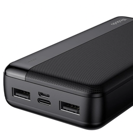 Mcdodo MC-1370 20000mAh Power Bank with Dual USB Outputs, Black