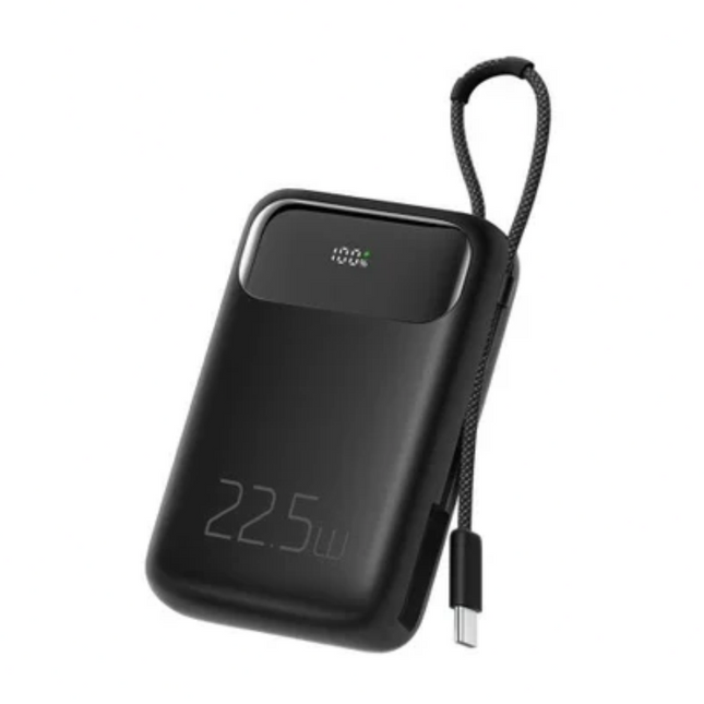 Mcdodo MC-3243 10000mAh 22.5W Power Bank with Built-in USB-C Cable & Digital Display
