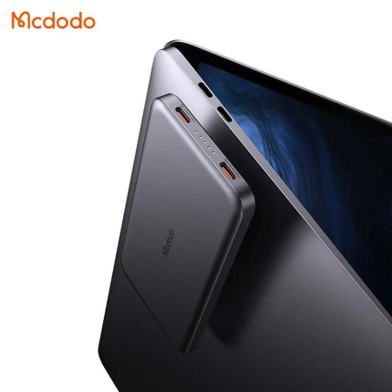 Mcdodo MC-3781 Ultra-Slim 10000mAh 20W Dual USB-C Power Bank, Black