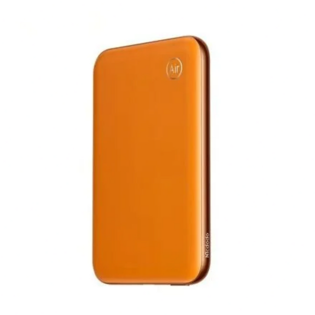Mcdodo MC-2932 MetaAir 5000mAh 20W Metal Ultra-Thin Magnetic Wireless Power Bank, Orange