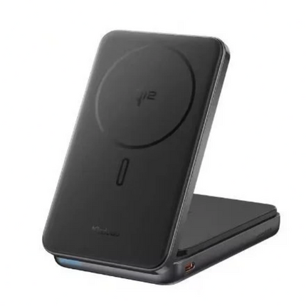 Mcdodo MC-6310 Qi2 Certified 20W 10000mAh Foldable Magnetic Wireless Power Bank, Black