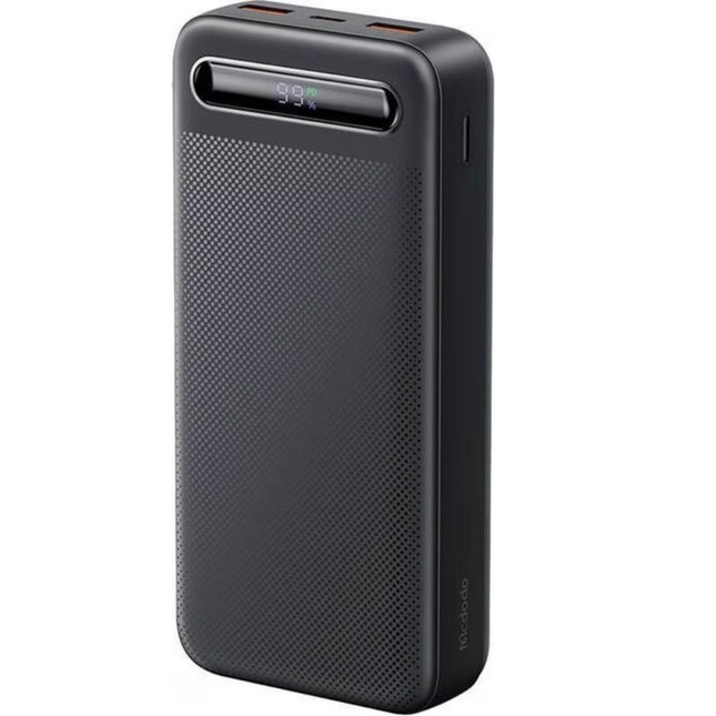 Mcdodo MC-3891 20000mAh 22.5W Power Bank with Digital Display, Black