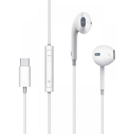 Mcdodo HP-6070 In-Ear Type-C Wired Headphones with Remote & Mic, White