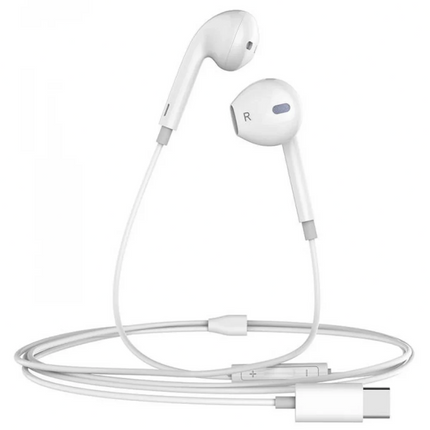 Mcdodo HP-6070 In-Ear Type-C Wired Headphones with Remote & Mic, White