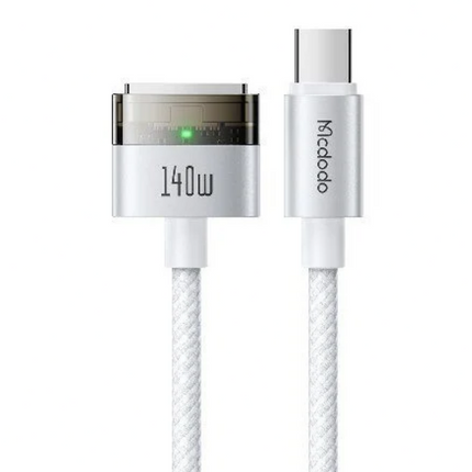 Mcdodo CA-2071 140W USB-C to MagSafe 3 Magnetic Fast Charging Cable 2m (6.6ft), White