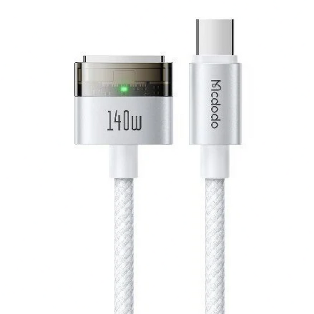 Mcdodo CA-2071 140W USB-C to MagSafe 3 Magnetic Fast Charging Cable 2m (6.6ft), White