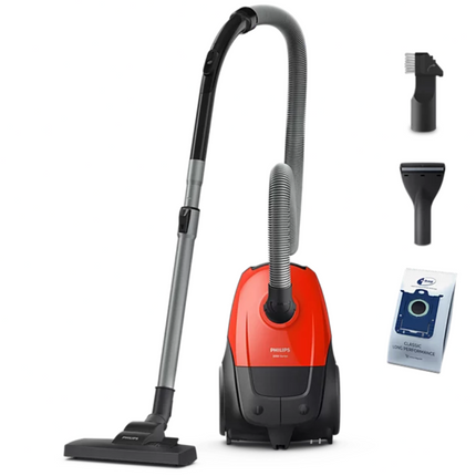 Philips 2000 Series Bagged Vacuum Cleaner 1800W (XD2042/10) - Compact & Durable