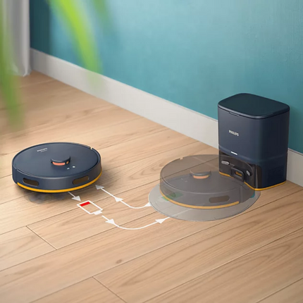 Philips 2000 Series Robot Vacuum & Mop with Auto-Empty Station (XU2100/15)