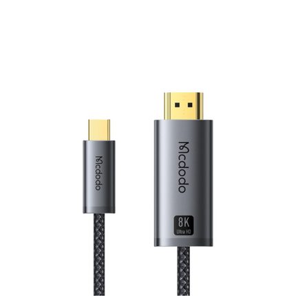 كيبل تحويل وعرض من تايب سي إلى HDMI بدقة 8K@60Hz بطول 2 متر من ماكدودو Mcdodo CA-8040