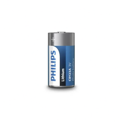Philips CR123A 3V Lithium Photo Battery - 1 Pack (Extended Camera & Device Performance)