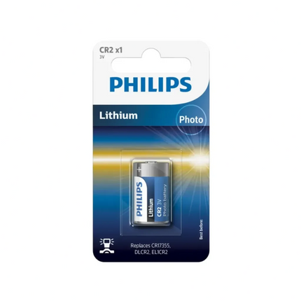 بطارية تصوير ليثيوم CR2 من فيليبس (قطعة واحدة) Philips CR2