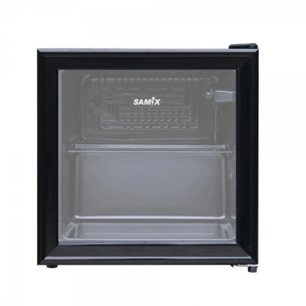 Samix 46L Compact Beverage Cooler Showcase with Glass Door - Black (SNK-LC-52)