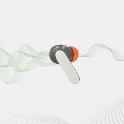 Green Lion Florence TWS Wireless Earbuds with Quad-Mic ENC - Cream