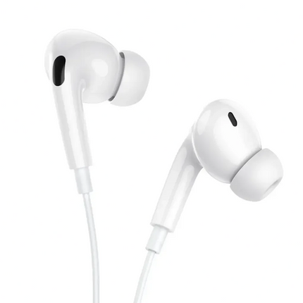 Green Lion GL-Stereo Pro 3.5mm Wired Earphones with Microphone - White