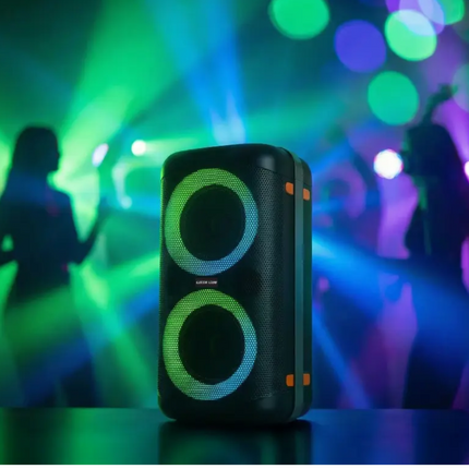 Green Lion Party Life 600 Portable Speaker 20W with RGB Light & TWS - Black