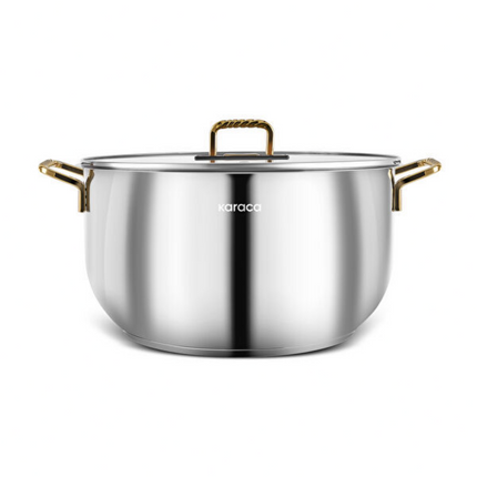Karaca Maçka Stainless Steel Deep Pot 34 cm