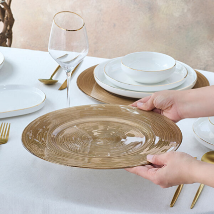 Karaca Home Premium Round Placemat 33 cm