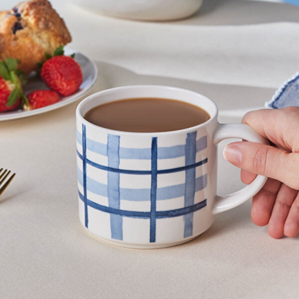 Karaca Alize Checked Mug 390 ml