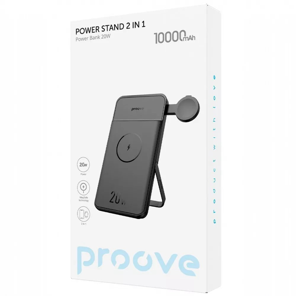 باور بانك Proove Power ستاند 2 في 1 20 واط 10000 مللي أمبير باور بانك Proove Power ستاند 2 في 1 20 واط 10000 مللي أمبير