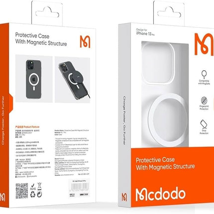 حافظة حماية Mcdodo لجهاز ايفون 13 - شفاف PC-1650