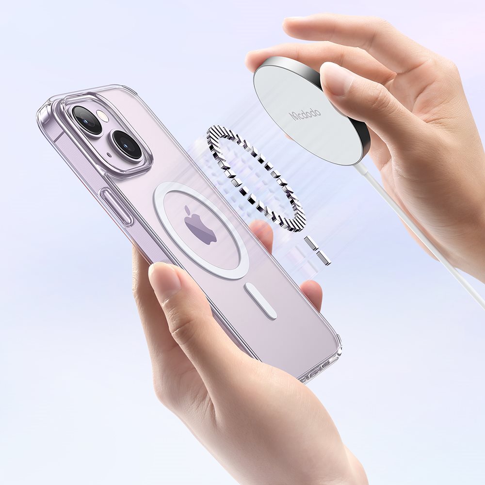 Mcdodo Protective Case with Magnetic Structure for iPhone 14 Plus - Clear PC-3091 Mcdodo Protective Case with Magnetic Structure for iPhone 14 Plus - Clear PC-3091