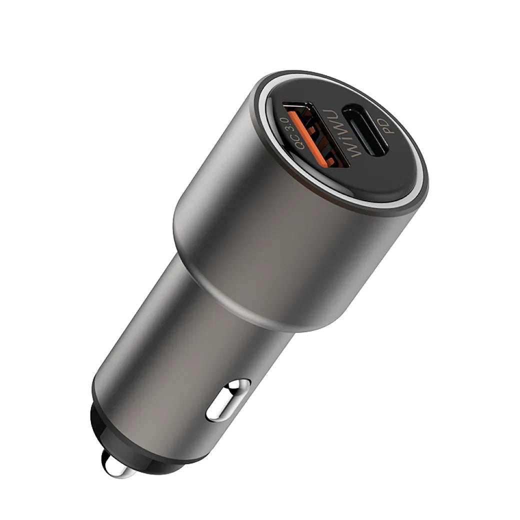شاحن هاتف سيارة صغير 18 وات شاحن سريع USB-C شاحن هاتف سيارة صغير 18 وات شاحن سريع USB-C
