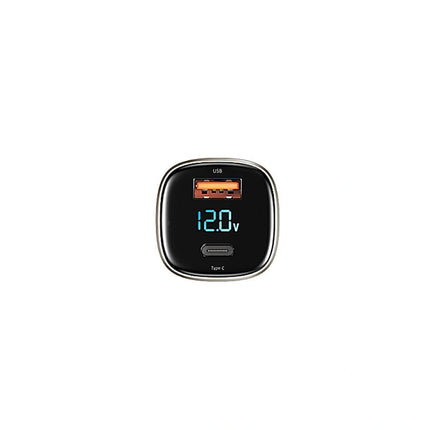 شاحن سيارة WIWU PC-500 ثنائي المنفذ USB+Type-C PD بقوة 72 وات