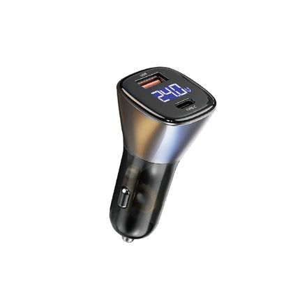 WIWU PC-500 Dual Port USB+Type-C PD 72W Car Charger​