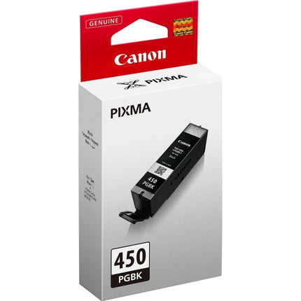 Canon PGI-450PGBK Pigment Black Ink Cartridge - Sharp Text Printing - High Reliability - Genuine Canon Ink - Compatible with PIXMA iP7240, iX6840, MG5440